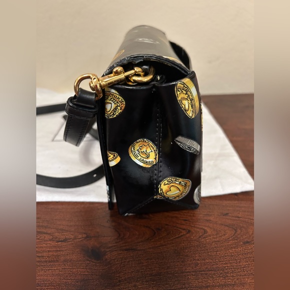 Moschino coin print leather crossbody bag - Picture 8 of 10